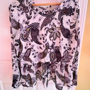 Loft paisley blouse